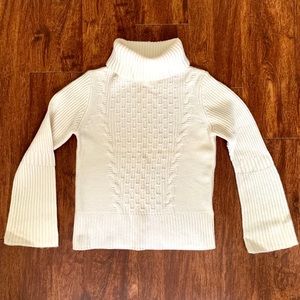 New! KINROSS Cashmere Turtleneck Bell Sleeve Cowl